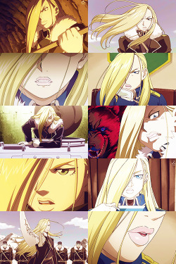 ceedawkes:  hello i love you please marry me ~ an olivier mira armstrong picspam 