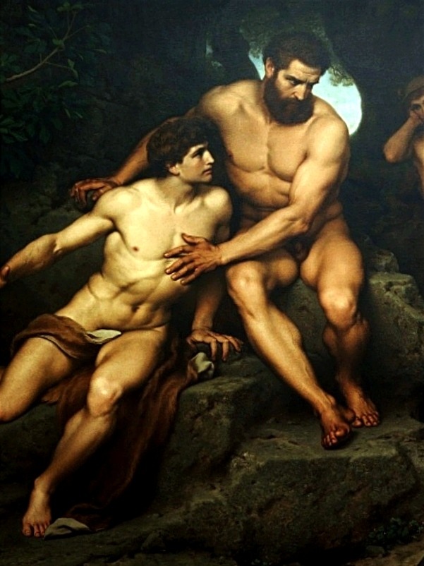 stonemen:Hermann Julius Schlösser. Prometheus and Epimetheus before Pandora, (detail). 1878Staatliche Museem. Berlin