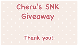 sugarelixir:  It’s another giveaway, everyone!  The reception was amazing the last giveaway and I know that SNK has been an huge and booming thing that has captured many hearts (including mine).  This fandom has super amazing designs and merchandise
