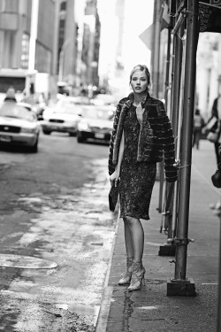 senyahearts:  Sasha Luss in “Gray Scale” for Neiman Marcus, September 2014 Photographed by: Peter Lindbergh 