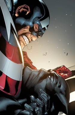 thatsradd:  Ultimate Captain America vs Ultimate Black Panther 
