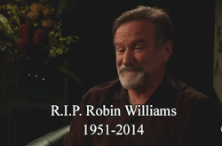 spongebobssquarepants:  “This morning, I lost my husband and my best friend, while the world lost one of its most beloved artists and beautiful human beings. I am utterly heartbroken. As he is remembered, it is our hope the focus will not be on Robin’s