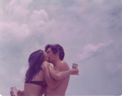 wild-nirvana:  My parents in love on the beach in the 70’s