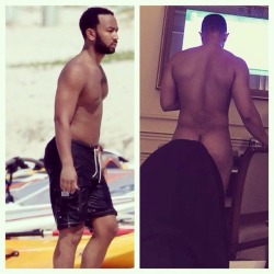 xemsays:  John Legend’s wife, Chrissy Teigen, posts a beautiful pic of his cakes😜🙌🏾