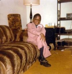 The Notorious B.I.G. after his Kindergarten graduation in 1978.