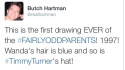 theconsultingdragon:  Butch Hartman just tweeted the first moments of two of my favorite tv shows   Time
