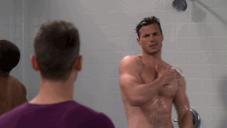 malecelebfakesonly:  Derek theler showering  