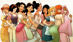 broadway-aradia:  finding-jurnee:  mamitamales:  thesylverlining:  denimcatfish:  arkhane:  disney parade by ~joel27  Mulan… those are not Alice’s hips.  Woaahhh, Jasmine and Esmeralda are gettin it. i don’t think this is pg anymore kids and mulan