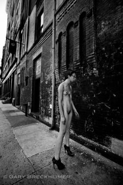 thatnakedchick:  Yes, I do talk to walls. My first (delirious) shoot with Mr. Breckheimer.  