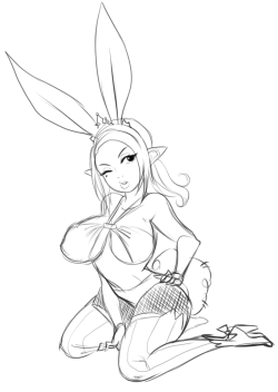 As I stated I’m going to be sharing older pictures from my files! Why not a babealicious bunny! (Was kinda going for a Jessica rabbit look with this one I think) 