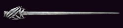 art-of-swords:  Schiavona Sword Dated: 17th Century Culture: Italian, Venetian Place of origin: Venice Measurements: 115.5cm The sword has a straight, double-edged bade of hexagonal section, slightly grooved and engraved at the first part. It also has
