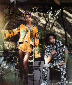 thepurest-pure:nya-kin:Willow and Jaden smith by Olivia Malone.  too much