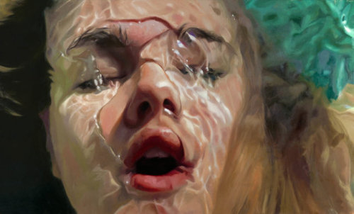 saturnarty: Paintings from the “Aqua” adult photos