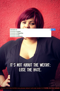 death-by-dior:  themilitantbaker:  Fat politics are near and dear to my heart, not only because I’m quite the fatty myself, but also because all body inequality has a lasting effect on every single person involved.    When we hate one type of body,
