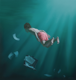   Joel Rea, Traverse Green, 2015, Oil on canvas, 57,5 x 60,5 cm  