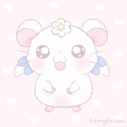 demydraws:  I loved Hamtaro back when I was little and I still do! Bijou was my favourite hamster and I had many Bijou toys!I do commissions!~