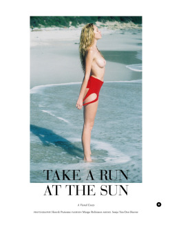 Take A Run At The Sun (Russh Magazine, April/May 2013) Sonja Van Den Heever (Model), Henrik