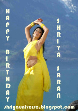 shriyauniverse:  Happy Birthday to forever gorgeous Shriya Saran