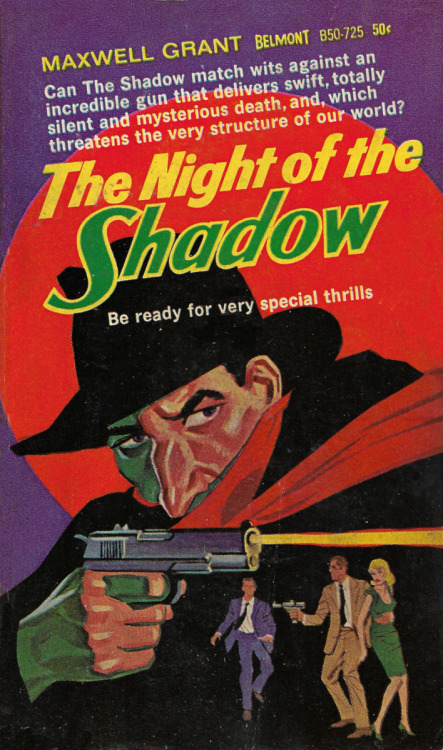 The Night Of The Shadow, by Maxwell Grant (Belmont, 1966).From eBay.
