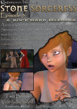   A very sexy monster is turning village men to stone. Stoney and Sara,  the Stone Sorceress, must find the creature and stop her, before all of  Lustoria becomes a statuary garden. The main feature is 10  minutes  along with some great bonus material!Sto