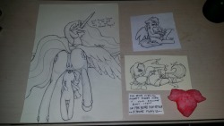 runnerman360:  My auction piece from http://ask-wbm.tumblr.com/post/98211000026/ask-wbm-traditional-art-auction-day-9-royal finally arrived! Thank you so much WBM it was totally worth it!!  Aww yiss! More people getting their stuff, I was getting worried