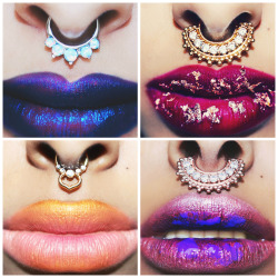 baestheticsss:trutzzzz:  Love  I have got to get a septum piercing for my bday this year