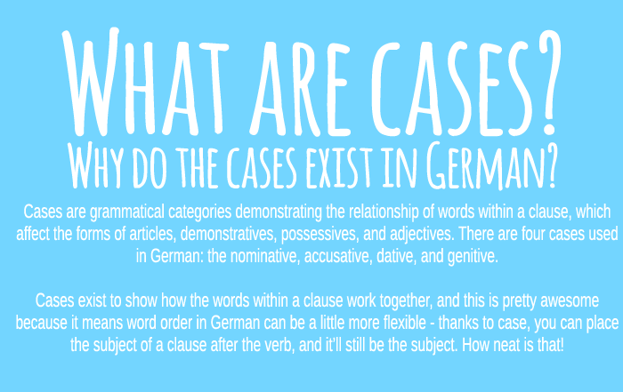 lavidapoliglota:  a guide to using cases in German, as requested by insertarnombreaqui