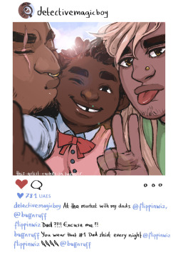 this-artist-rushes-in: More father’s day content!! Because we need it!!! Magnus and Taako are good dads, I do believe in them and Ango loves them a lot. 