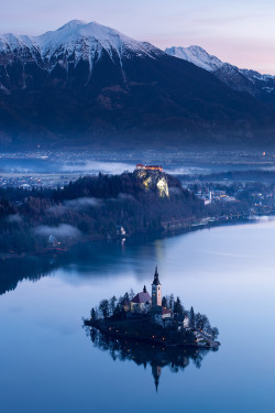 wonderous-world:Bled, Slovenia by Bor Rojnik