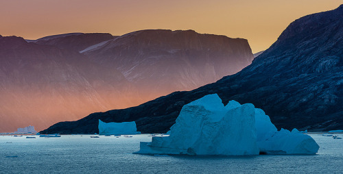 oecologia:  Icebergs and Mountains (Greenland) by Janet Little Jeffers. 