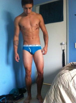 brentwalker092:  More exposure for him–more happy wanking for us :)