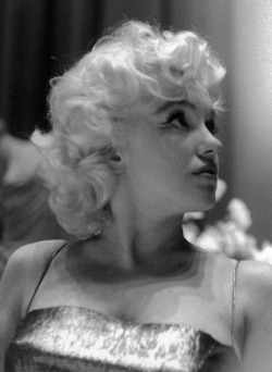 thediaryofmarilynmonroe:  About Marilyn Monroe: “When she came in, everybody stopped doing what they were doing and their eyes went, ‘Boing, boing. The publisher of the magazine who was picking up the tab for the party shook hands with her a long,