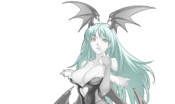 playercandi:  [x] Morrigan and Lilith, darkstalkers series.  