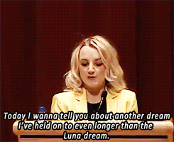 osheamobile:  it-grrl:  Yes RDJ is Tony Stark but not to the degree that EVANNA LYNCH IS LUNA LOVEGOOD.  Let’s not forget the fact that she embodied the character so much that J.K. Rowling made Luna more like Evanna Lynch. 