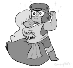 cherubgirl:  elasticitymudflap:  the wild homoloaf will protects her marshmallow by making the sandwichcherubgirl robooboe jen-iii  this is the content i like to see on tumblr.com