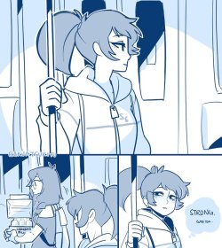wholesomeyuri: ✧･ﾟ: *✧ A Gay Train Scene ✧ *:･ﾟ✧  ♡ Original Characters ♡ ☆ Source ☆ :   twitter .｡*ﾟ+.*.｡ Art by   Bakuatsukiyu   ｡.*.+*ﾟ｡.  ♥*♡+:｡.｡ check out r/wholesomeyuri for more wholesome yuri goodness
