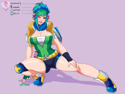 Finished Arcade Riven from League of Legends for @SexyHair   (•⊙ω⊙•)  Hi-res   all the versions in Patreon and Gumroad!Versions include:-Traditonal-Bikini-Lingerie (Pixel   loose hair)-Latex-Semi-nude versions-Nude-Special Chun Li (  buns)-Futa