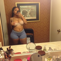 theblvcksapiosexual:  chanelofhouston:  Fat cute thick bitch. What you mean!  Yass