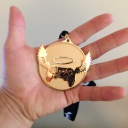Just got this AMAZING medal for our Extra Life Charity drive! Thank you all so much, you ALL should get medals for being heroes!