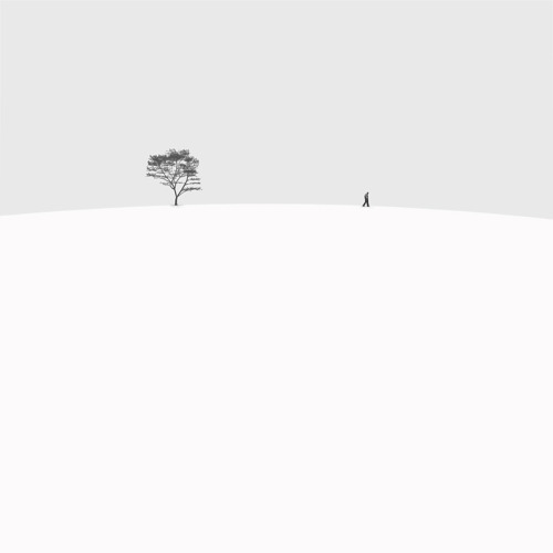 fer1972:  Minimalist Black and White Photography by Hossein Zare   Bending, winding, journey