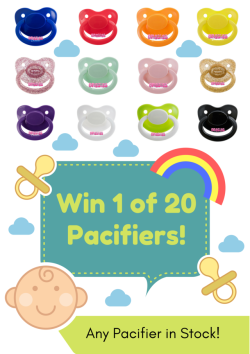 onesiesdownunder: Onesies Downunder - Pacifier Giveaway You can win 1 of 20 Pacifiers. www.onesiesdownunder.com 20 winners will be selected at random to win a pacifier of their choice  from the styles and colours we have in stock. Each winner will receive