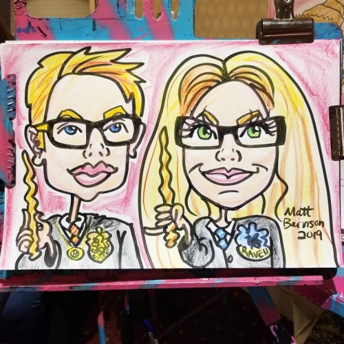 Drawing caricatures at the New England Wizardfest today and tomorrow!    There are lots of vendors here with Harry Potter type merch.   Plenty of crystals, jewelry, wands, brooms, cupcakes, an illustrator specializing in dragons, plus other fun stuff!