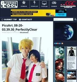 Gwyn and my #Doukyuusei cosplay at #flamecon was featured on Bleeding Cool!! (at Brooklyn Bridge Marriott)