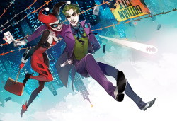 filosofiacerealistica:  Joker and Harley by ~fayrenpickpocket 