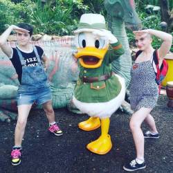 Scoping out adventure with Donald at Animal Kingdom! (at Disney’s Animal Kingdom)