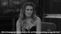 pea-nut-fit:  imbringinghealthyback:  lostinmy-daydr3ams:  Thank you Hilary duff. I love you.  needed to reblog this again  amen 