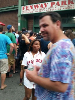 Flashingchallenge:  Mrs Fopme.tumblr.com  Hot Outside A Redsox Yankees Game.submission