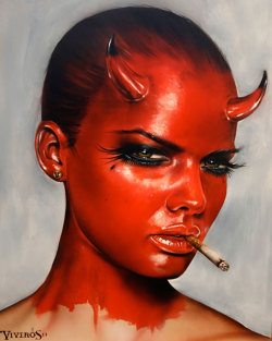 artbeautypaintings:  Devil in all of us - Brian