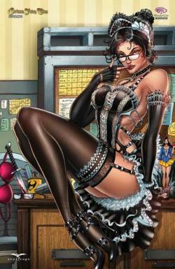 jamietyndall:  Zenescope exclusive cover for WonderCon  pencils &amp; inks by me colors by Ula Mos
