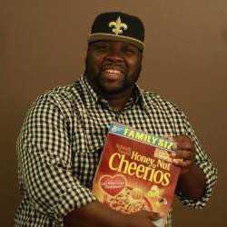 moonblossom:mooserattler:Reblog this picture of me holding a Family Size box of Honey Nut Cheerios? I’d really appreciate it.How can I say no to such a great photo and such a polite request?
